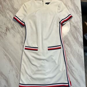 Tommy Hilfiger Striped White Dress. Parisian inspired.